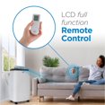 thumbnail image 4 of BLACK+DECKER 10,000 BTU ASHRAE (6,000 BTU SACC/CEC) Portable Air Conditioner with Remote Control, White, 4 of 6