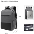 thumbnail image 6 of Laptop Backpack with Anti-Theft Pocket, Waterproof 15.6 Inch Notebook Business Computer Backpack, Men's Women Work Backpack for Casual School, 6 of 8