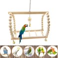 thumbnail image 5 of Juego de 8 piezas de juguete para masticar JM con columpio para pájaros y loros, 5 of 5