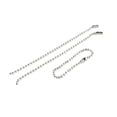 thumbnail image 4 of REGALWOVEN Key Label Tag Keychain Metal Bead Ball Chain 5.5" Long Silver Tone 100pcs, 4 of 5