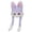 Purple, variant on Vjnyvs Bunny Headwear Animal Rabbit Head Plush Hat for Easter Halloween Party