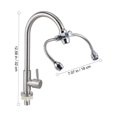 thumbnail image 3 of Eye Wash Station with Covers Faucet Mounted Eyewash Station Sink Attachment, 3 of 3