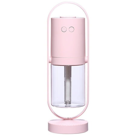 

Portable Mini Humidifier with Night Light Super Quiet Humidifier for Bedroom Home Office Pink