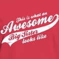 thumbnail image 3 of CafePress - Awesome Big Sister Women's Classic T Shirt - Women's Traditional Fit Dark T-Shirt, 3 of 4