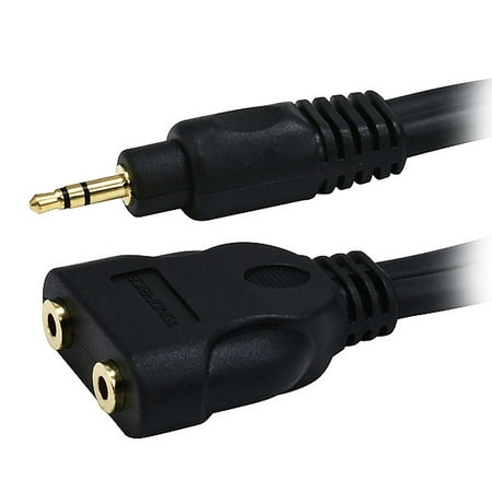7″ in 3.5mm Audio Headphone Jack Splitter for iPod iPhone Tablet Computer Earbud 7″ in 3.5mm Audio Headphone Jack Splitter for iPod iPhone Tablet Computer Earbud