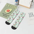 thumbnail image 7 of Fuzoiu Bunny And Rose Print Adult Socks, Crew Moisture-wicking Socks, Unisex Cushion Crew Socks,Casual Sports Ankle Socks, 7 of 7
