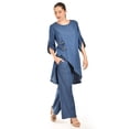 thumbnail image 5 of Set de mezclilla asimetrico Roman Fashion /Juvenil, 0010 (Mezclilla tono oscuro) azul oscuro G, 5 of 5