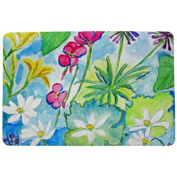 Betsy Drake DM826G Wild Garden Door Mat - 30 x 50 in.