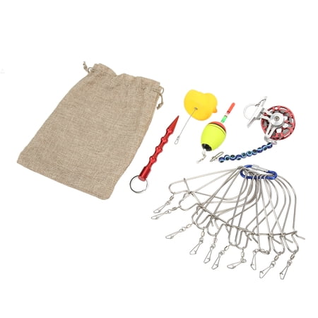 Fish Wire Rope Lock, Eye Catching 5m Steel Wire Sharpened Snaps ...