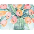 thumbnail image 2 of Dixon, Samuel 32x25 Gold Ornate Wood Framed with Double Matting Museum Art Print Titled - Tulip Bouquet IV, 2 of 4