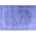 thumbnail image 1 of Ahgly Company Indoor Rectangle Persian Blue Traditional Area Rugs, 2' x 4', 1 of 4