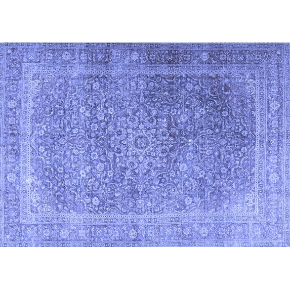 Ahgly Company Indoor Rectangle Persian Blue Traditional Area Rugs, 2' x 4'