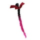 thumbnail image 1 of Casco color ombré con lazo, casco con cola de caballo Ombre negro a fucsia, 1 of 7