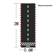 Checkered Race Car Party Black White Checkered Flag Tablecloth Road Tablecloth Racetrack TableCover Racing Birthday Party Decor