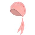 thumbnail image 2 of Herrnalise Women Solid India Hat Muslim Ruffle Cancer Chemo Hat Beanie Wrap Cap, 2 of 2
