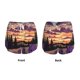 thumbnail image 3 of Balery Starry Night Purple Irises Pantalones cortos deportivos para mujer con forro y dos bolsillos, elásticos, para entrenamiento, gimnasio, yoga-Small, 3 of 7