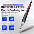 thumbnail image 3 of Digital Soldador Eléctrico Temperatura Ajustable Portátil Pantalla Digital Herramienta De Soldadura,Sl103 13 Unids/Set 60W Guardurnaity TO006580-01, 3 of 6