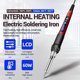 thumbnail image 3 of Digital Soldador Eléctrico Temperatura Ajustable Portátil Pantalla Digital Herramienta De Soldadura,Sl103 13 Unids/Set 60W Kearding TO006580-01, 3 of 6