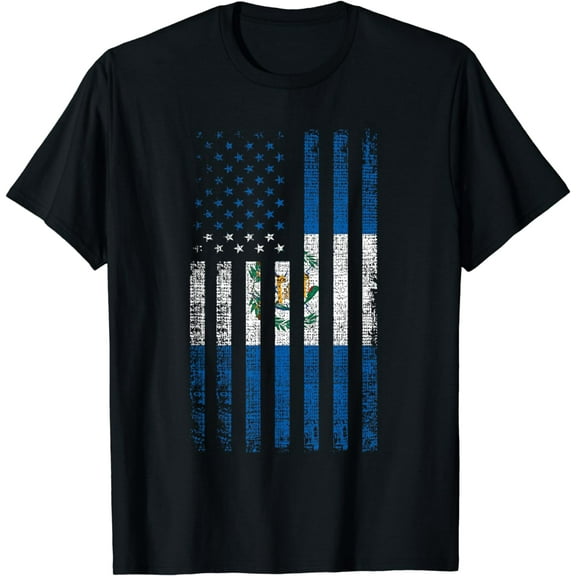 Guatemala USA - Pride Guatemala American Flag T-Shirt
