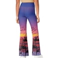 thumbnail image 3 of DISNIMO Summer Beach Girls Flare Leggings High Waisted Yoga Pants Bootcut Dance Casual Pants Activewear Kids Bell Bottoms Girls 7-8 Bell Bottoms Leggings for Kids Bell Bottom Pants Boys, 3 of 7