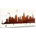 thumbnail image 2 of Tangletown Fine Art Sunset New York by Anna Quach Poster Frame - 15 x 39 x 1.5 in., 2 of 2
