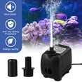 thumbnail image 3 of Innens 222GPH Small Submersible Water Pump Mini Fountain Pump Ultra Quiet for Pond Aquariums Fish Tank, 10W, 3 of 11