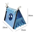 thumbnail image 6 of FITYLE Guinea Pig Hideaway Small Animal Hideout Tubes, Cage Accessories ,Nest Hamster Play Tunnels for Mice Bunny Hedgehogs Sleeping Blue, 6 of 7