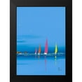 thumbnail image 2 of Flanet, Frederic 14x18 Black Modern Framed Museum Art Print Titled - Jour de regate I, 2 of 5