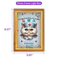 thumbnail image 5 of Just a Certified Nursing Assistant Cna Who Loves Her Persian Acrylic Plaque with Wood Photo Frame Box Cat Lover Kitten Owner Gifts Light Box - 00003, 5 of 5