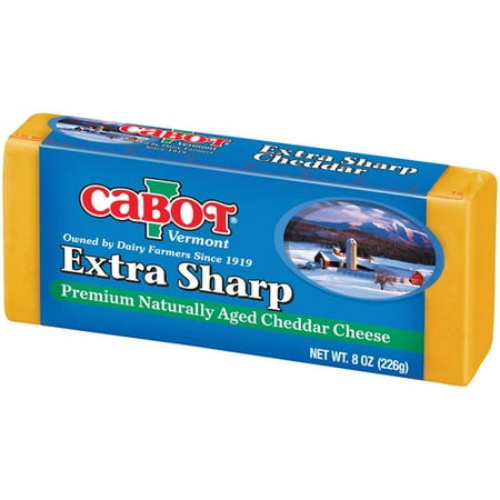 Cabot Vermont Naturally Aged Extra Sharp Cheddar Cheese, 8 oz