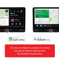 thumbnail image 6 of Dual Electronics 10.1" Touchscreen Car Stereo Receiver with Wireless Apple CarPlay & Android Auto – Includes Single & Double DIN Adapters, Bluetooth, USB – DMCPA10W (New), 6 of 14