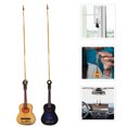 thumbnail image 1 of HEALEEP 10Pcs Mini Guitar Model Acrylic Simulated Musical Instruments For Music Lovers And Children 7.9X3X0.5In, 1 of 8
