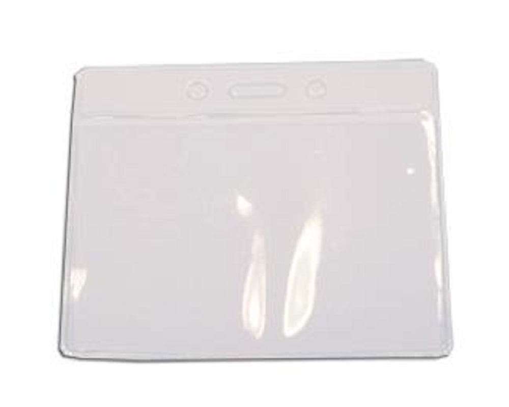 Small Clear Vinyl Badge Holder