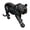 Black Tiger, variant on YIQMI Resin Standing Bear Garden Statue 19.68in Tall, Black Weatherproof Wildlife Sculpture for Yard, Cabin, Rustic Patio Decor