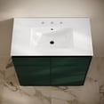 thumbnail image 5 of St. Tropez 36" Freestanding Bathroom Vanity in Green Oak with 3-Hole Widespread Sink Top, 5 of 7