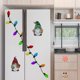 thumbnail image 4 of C Etiqueta engomada de los imanes de la Navidad de la decoración de la Navidad reflexiva impermeable del refrigerador del coche, 4 of 5