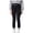 B-Black, variant on NIEWTR Spring/summer New Waisted Pants Girls' Leggings Wear Pants Children's Yoga Pants Girls Swim Pants Leggings for Practice Sports, and Swimming(B-Grey,3-4 Years)