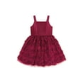 thumbnail image 7 of Kensie Girl Velvet Glitter Rosette Tank Dress, Sizes 4-16, 7 of 7
