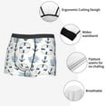 thumbnail image 4 of KLL Sea Vacations Men's Cotton Boxer Briefs Underwear-X-Large, 4 of 8