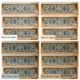 thumbnail image 4 of PURE ERA Soft Stair Treads Pad Cover 8"x30" PVC Cushioned Foam Pads Mat Tape Free Easy Clean(12 Pieces,Charcoal Gray Floral Prints), 4 of 11