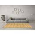 thumbnail image 3 of Ahgly Company Indoor Square Abstract Brown Modern Area Rugs, 5' Square, 3 of 4