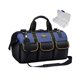 thumbnail image 3 of Bolsa de cinturón Riñonera grande para herramientas con múltiples bolsillos, herramienta de electricista, bolsa de cinturón de almacenamiento para electricista, bolsa , azul, 3 of 8