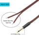 thumbnail image 3 of Cable de audio de 1/4" a altavoz, adaptador mono macho de 6,35 mm, extremo abierto, chapado en oro, OFC, para altavoz HiFi., 3 of 7