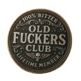 thumbnail image 1 of Old F*ckers Club Coin Funny Still Kicking Lifetime Member Coin No Rules No Filters Challenge Coin Adults Collectible Retirement, 1 of 4