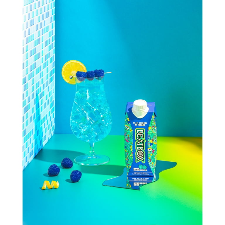 BeatBox Blue Razzberry Party Punch Cocktail, 500ml Tetra, 11.1