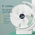 thumbnail image 3 of Desk Fan Rechargeable, USB Battery Operated Fan 3 Speed, Small Box Fan For Bedroom Office Home, 3 of 7