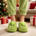 thumbnail image 6 of Qaltryn Unisex Fuzzy Plush Christmas House Slippers Warm Non‑Slip Indoor Outdoor Family‑Matching Festive Winter Holiday Gift Footwear, 6 of 8