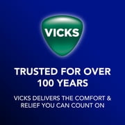 Vicks Warm Steam Vaporizer Humidifier with Night Light, 1.5 gal, 600 Sq. ft, White, V150SGNLUPCV2