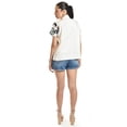 thumbnail image 3 of Blusa estampado unico Roman Fashion / Juvenil, 5108 (Cafe /Jaguar) beige CH, 3 of 6