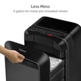 thumbnail image 5 of Fellowes Powershred Jam Protection Micro Cut Shredder, Black, 1 Pack, 5 of 8